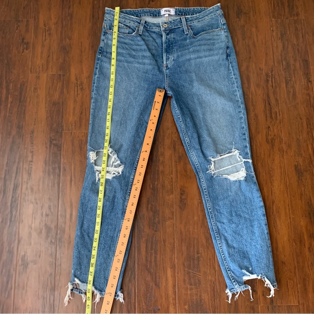 Paige Hoxton Ankle Peg Jean in Novi Destructed Size 32 - Picture 11 of 13